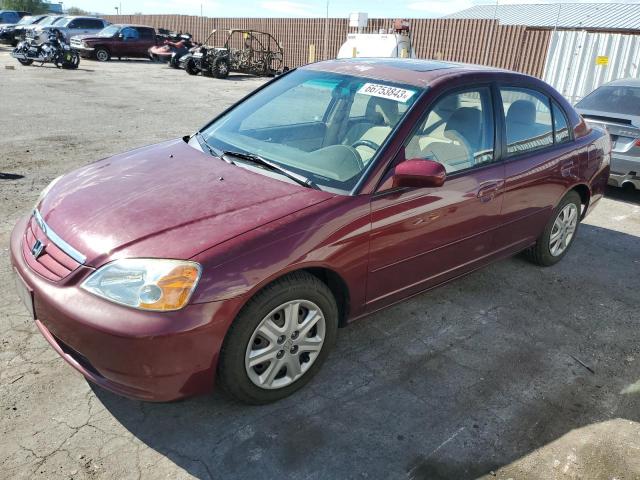 Photo 1 from auction – 2003 HONDA CIVIC EX with VIN 1HGES26713L008175