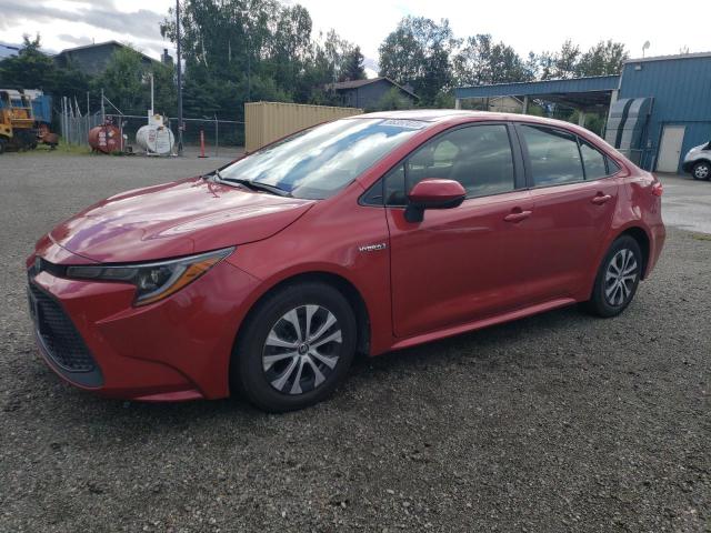 TOYOTA COROLLA LE 2021 with VIN JTDEAMDE9MJ027584 - Photo from auction