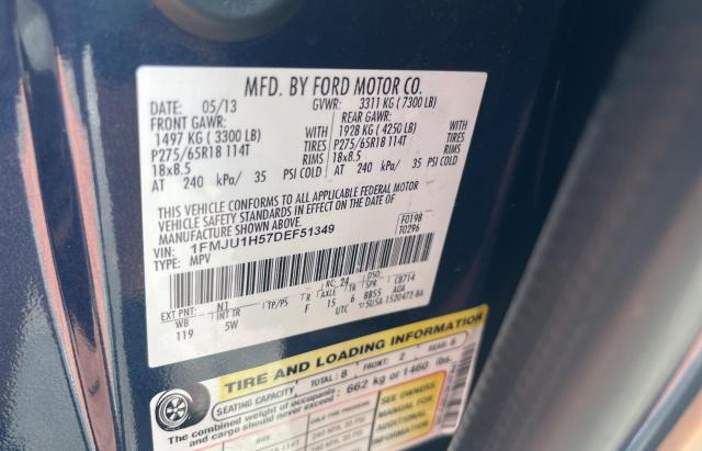 Photo 10 from auction – 2013 FORD EXPEDITION with VIN 1FMJU1H57DEF51349