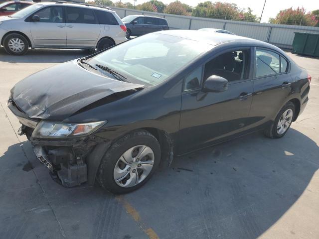 HONDA CIVIC LX 2013 with VIN 19XFB2F59DE044451 - Photo from auction