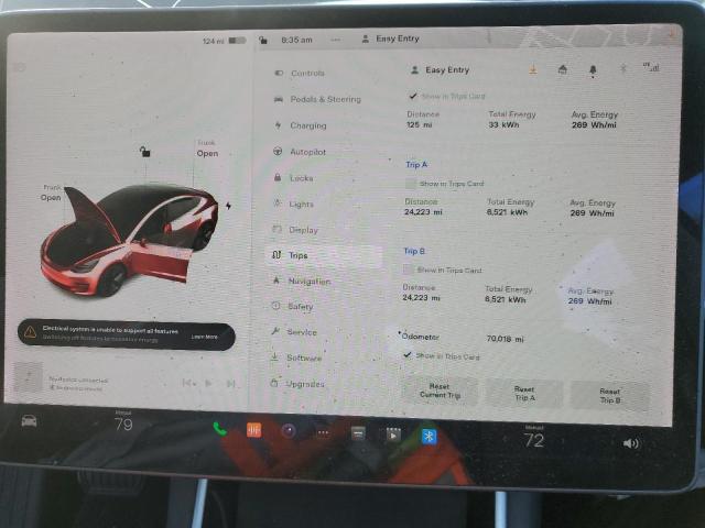 Photo 9 from auction – 2018 TESLA MODEL 3 with VIN 5YJ3E1EB9JF068489