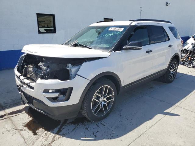 FORD EXPLORER S 2017 with VIN 1FM5K8GTXHGD92028 - Photo from auction