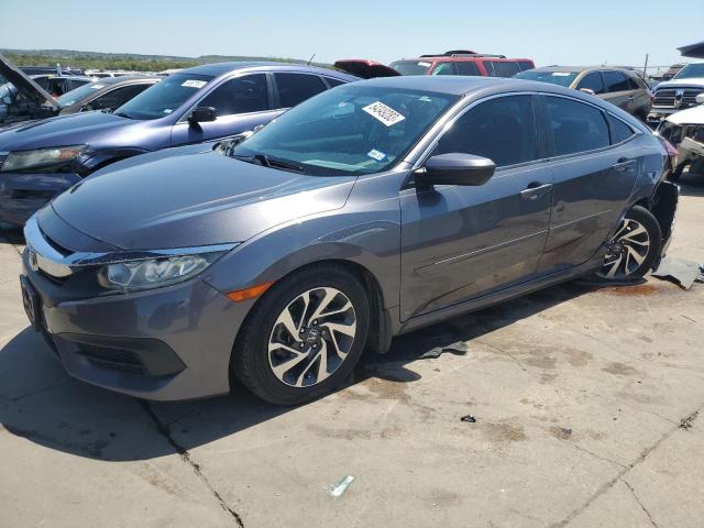 HONDA CIVIC EX 2018 with VIN 2HGFC2F76JH592813 - Photo from auction