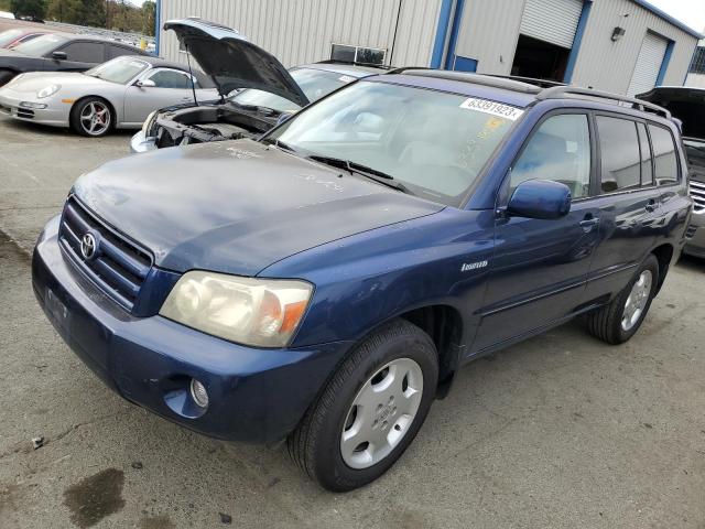 TOYOTA HIGHLANDER 2006 with VIN JTEDP21A260092314 - Photo from auction