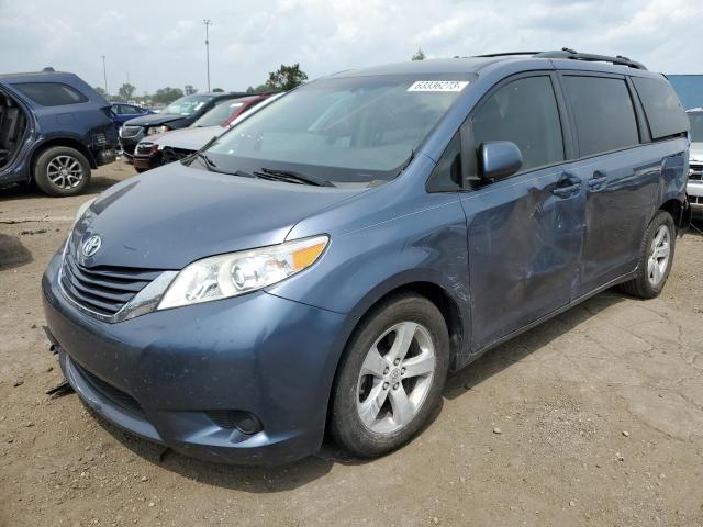 TOYOTA SIENNA LE 2017 with VIN 5TDKZ3DC4HS766696 - Photo from auction