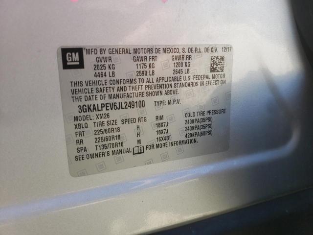 Photo 14 from auction – 2018 GMC TERRAIN SL with VIN 3GKALPEV6JL249100
