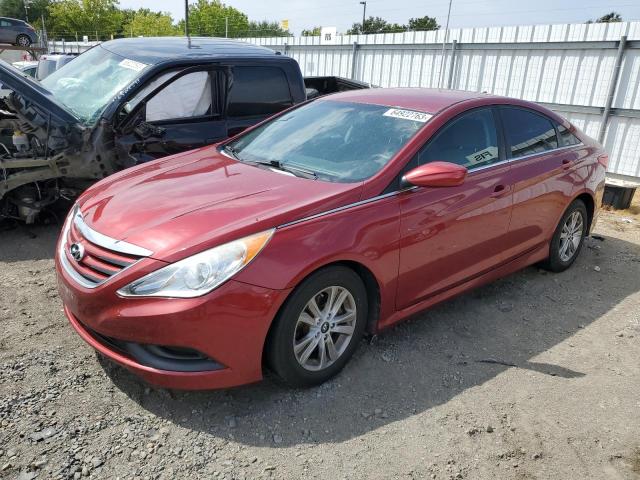 HYUNDAI SONATA GLS 2014 with VIN 5NPEB4AC3EH843216 - Photo from auction