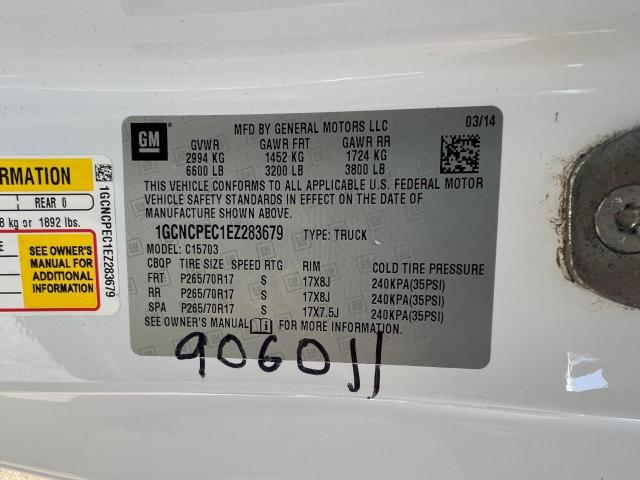 Photo 10 from auction – 2014 CHEVROLET SILVERADO with VIN 1GCNCPEC1EZ283679