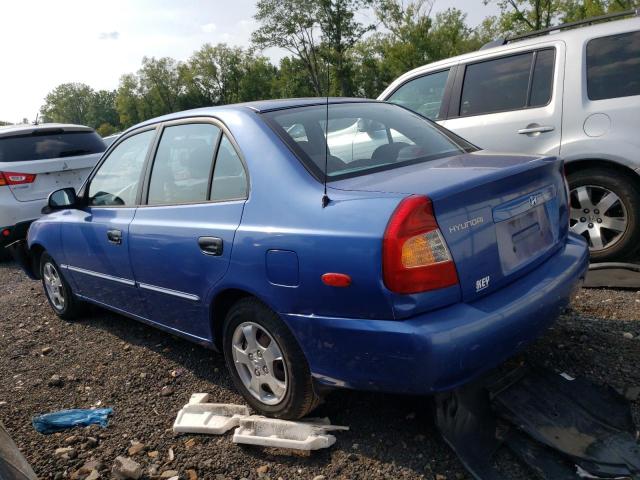 Photo 2 from auction – 2002 HYUNDAI ACCENT GL with VIN KMHCG45C82U312402