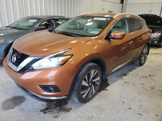 NISSAN MURANO S 2016 with VIN 5N1AZ2MG1GN107290 - Photo from auction