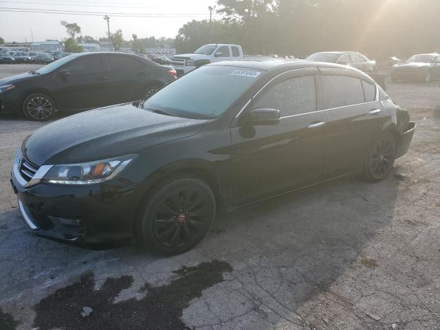 HONDA ACCORD EXL 2014 with VIN 1HGCR3F85EA015579 - Photo from auction