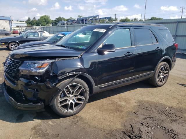 FORD EXPLORER S 2018 with VIN 1FM5K8GT9JGA30004 - Photo from auction