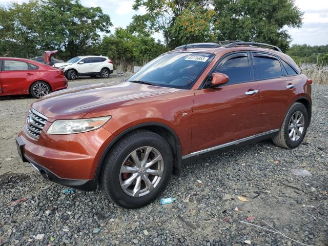 INFINITI FX35 2008 with VIN JNRAS08W88X202725 - Photo from auction