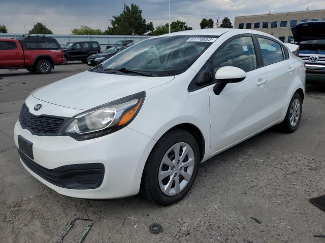 KIA RIO LX 2013 with VIN KNADM4A30D6211883 - Photo from auction