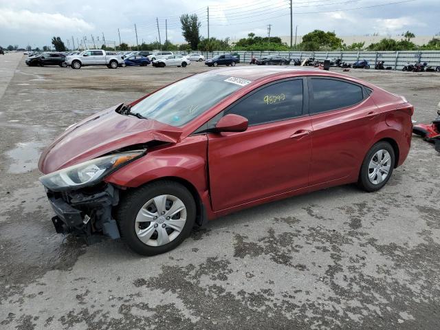 HYUNDAI ELANTRA SE 2016 with VIN 5NPDH4AE6GH720508 - Photo from auction