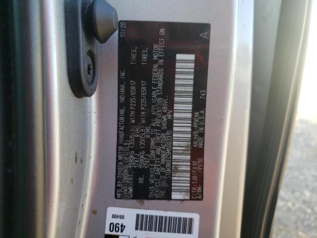 Photo 14 from auction – 2021 TOYOTA SIENNA LE with VIN 5TDKRKEC5MS003315