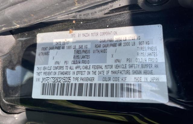 Photo 10 from auction – 2008 MAZDA RX8 with VIN JM1FE173280215005