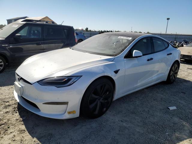 TESLA MODEL S 2021 with VIN 5YJSA1E65MF447357 - Photo from auction