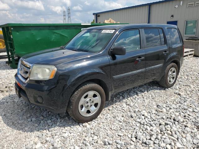 HONDA PILOT LX 2011 with VIN 5FNYF4H2XBB090387 - Photo from auction