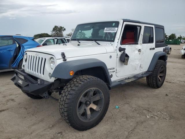 JEEP WRANGLER U 2018 with VIN 1C4BJWDG9JL894743 - Photo from auction