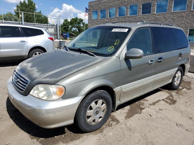 KIA SEDONA EX 2003 with VIN KNDUP131836489269 - Photo from auction