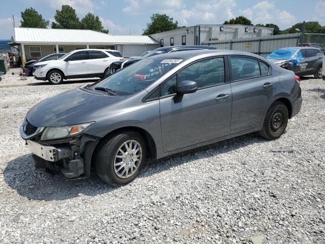 HONDA CIVIC LX 2013 with VIN 19XFB2F52DE051435 - Photo from auction