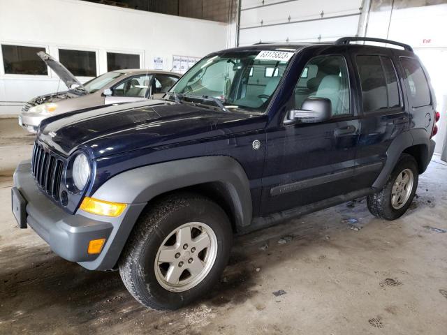 Photo 1 from auction – 2007 JEEP LIBERTY SP with VIN 1J4GL48K27W537537