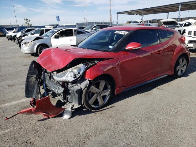 HYUNDAI VELOSTER T 2015 with VIN KMHTC6AE3FU249214 - Photo from auction