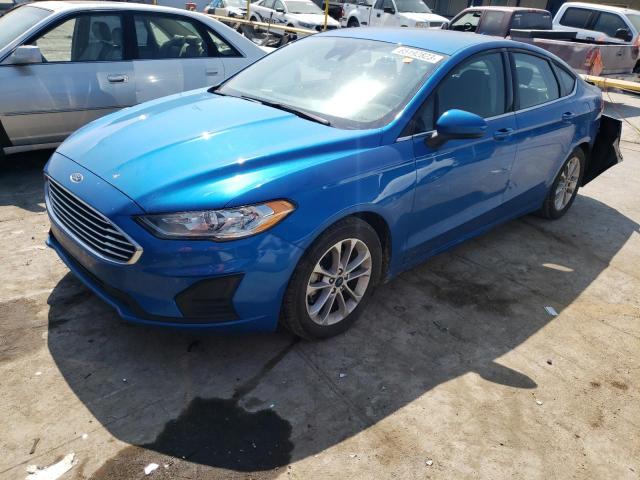 FORD FUSION SE 2020 with VIN 3FA6P0HD1LR122437 - Photo from auction