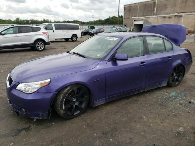 BMW 545 I 2005 with VIN WBANB33595CN66489 - Photo from auction