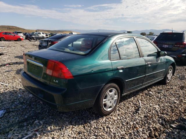Photo 3 from auction – 2001 HONDA CIVIC LX with VIN 2HGES16591H609241