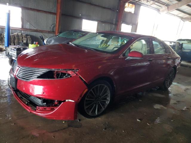 LINCOLN MKZ 2015 with VIN 3LN6L2G94FR629380 - Photo from auction