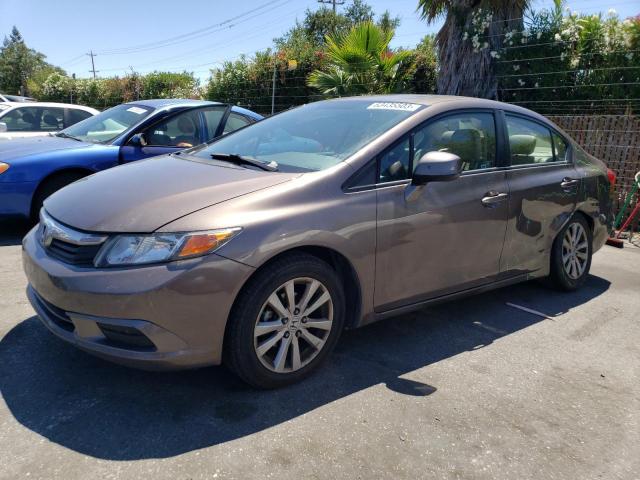 HONDA CIVIC 2012 with VIN 2HGFB2F93CH552454 - Photo from auction