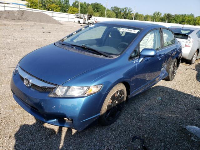 HONDA CIVIC LX 2011 with VIN 19XFA1F52BE001256 - Photo from auction