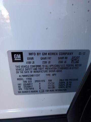 Photo 14 from auction – 2022 CHEVROLET TRAILBLAZE with VIN KL79MMS23NB111247