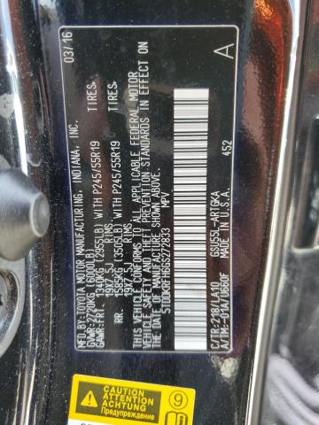 Photo 14 from auction – 2016 TOYOTA HIGHLANDER with VIN 5TDDKRFH6GS272833