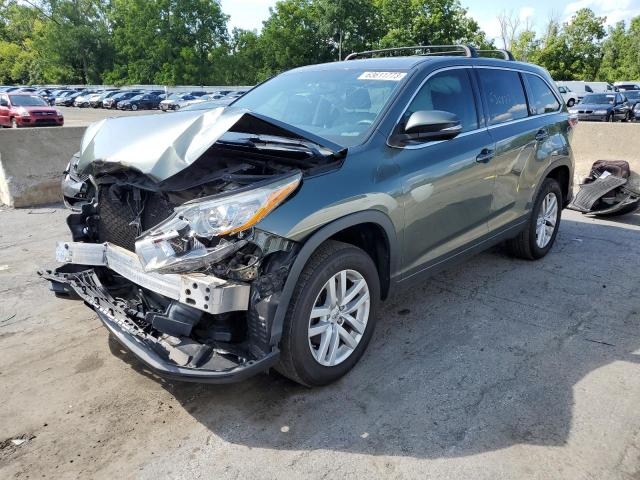 TOYOTA HIGHLANDER 2015 with VIN 5TDZARFH7FS017065 - Photo from auction