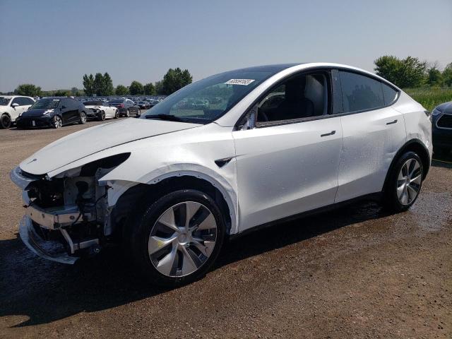 TESLA MODEL Y 2022 with VIN 7SAYGDEE9NF505573 - Photo from auction