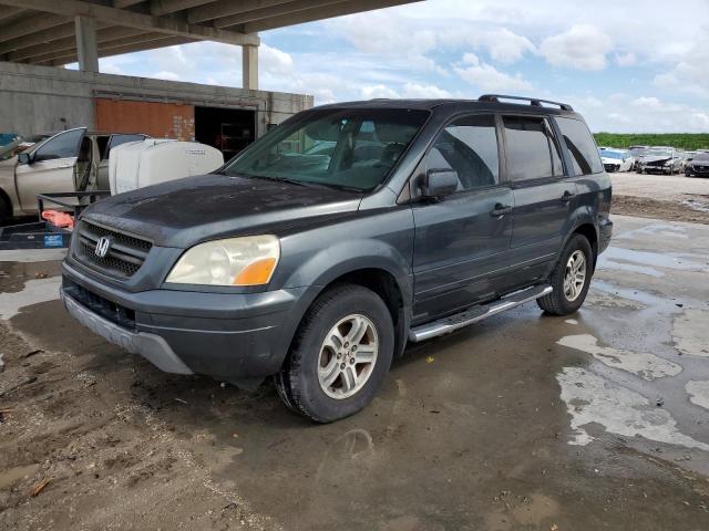 HONDA PILOT EXL 2005 with VIN 5FNYF18545B010840 - Photo from auction