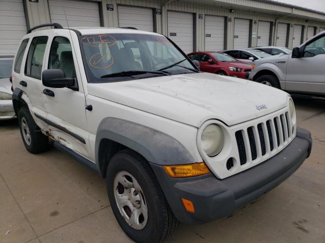 Photo 4 from auction – 2007 JEEP LIBERTY SP with VIN 1J4GL48K27W662988
