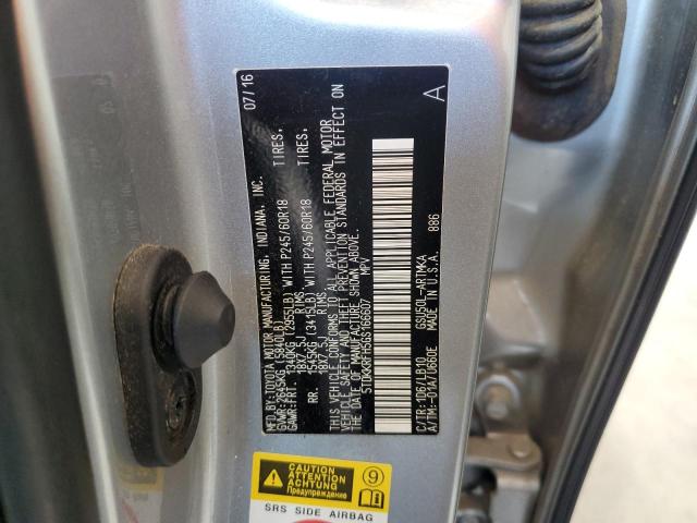 Photo 14 from auction – 2016 TOYOTA HIGHLANDER with VIN 5TDKKRFH5GS166607