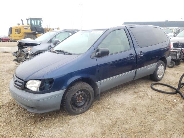 TOYOTA SIENNA CE 2002 with VIN 4T3ZF19CX2U448561 - Photo from auction