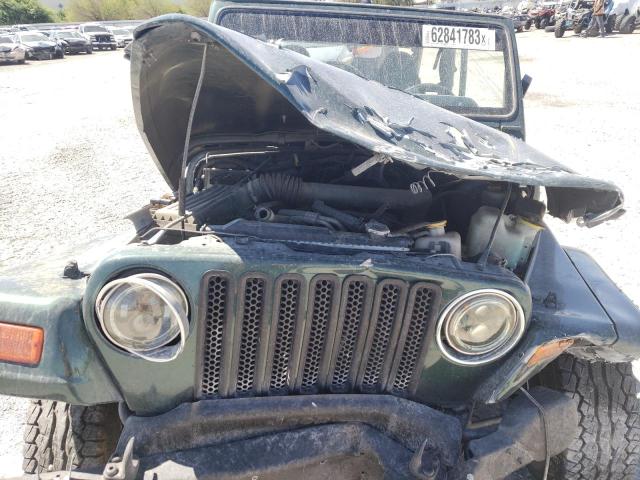 Photo 11 from auction – 2000 JEEP WRANGLER / with VIN 1J4FA59S3YP718647
