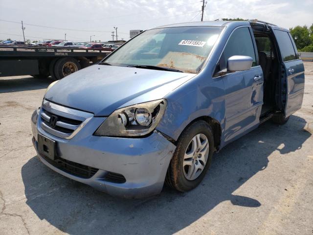 HONDA ODYSSEY EX 2006 with VIN 5FNRL38446B120255 - Photo from auction
