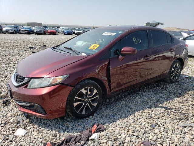 HONDA CIVIC EX 2014 with VIN 19XFB2F82EE046621 - Photo from auction