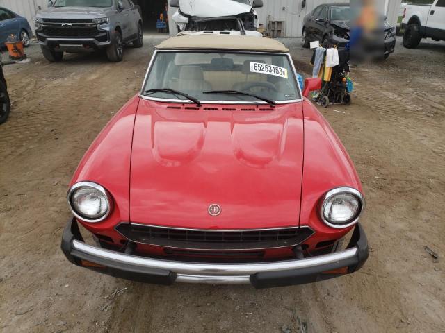 Photo 5 from auction – 1982 FIAT 124 SPIDER with VIN ZFAAS00B3C5001240