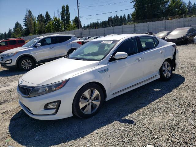 KIA OPTIMA HYB 2015 with VIN KNAGN4AD2F5078765 - Photo from auction