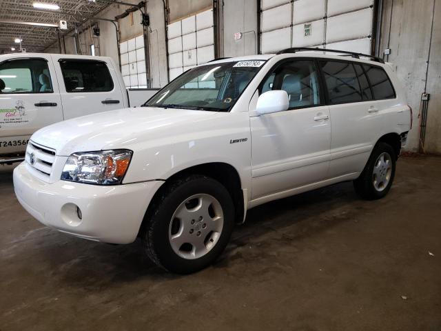 TOYOTA HIGHLANDER 2005 with VIN JTEEP21A550097834 - Photo from auction