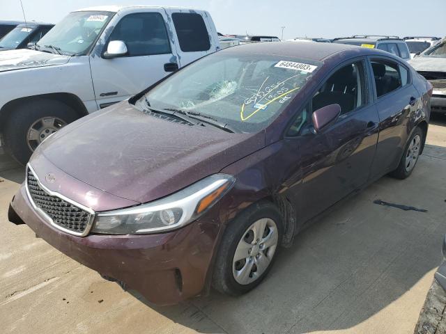 KIA FORTE LX 2017 with VIN 3KPFK4A73HE053057 - Photo from auction