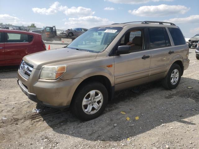 HONDA PILOT LX 2007 with VIN 5FNYF28157B031217 - Photo from auction